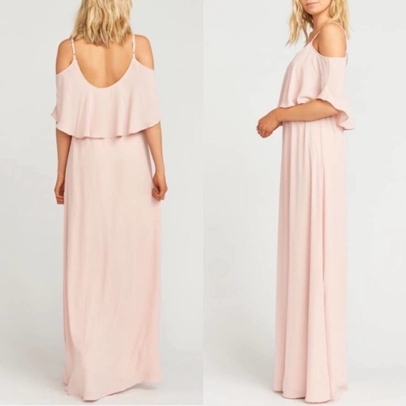 NWT Show Me Your Mumu Caitlin Ruffle Maxi Bridesmaids Dress Size XL - Picture 10 of 12